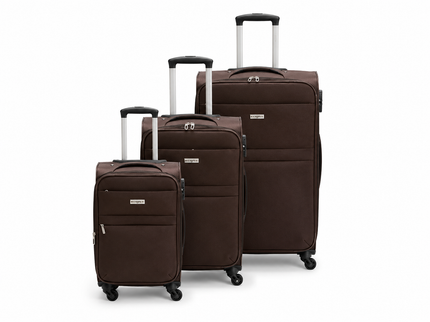 Milano Deluxe 3-Delige Trolley Kofferset