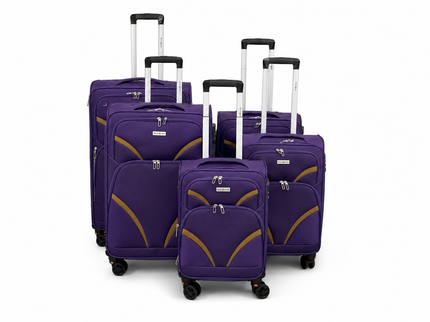 Milano Dubai Deluxe 5-Delige Trolley Kofferset + Bonus Koffer