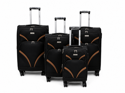 Milano Dubai Deluxe 5-Delige Trolley Kofferset + Bonus Koffer
