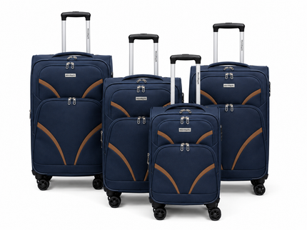 Milano Dubai Deluxe 5-Delige Trolley Kofferset + Bonus Koffer
