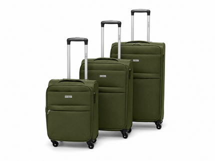 Milano Deluxe 3-Delige Trolley Kofferset