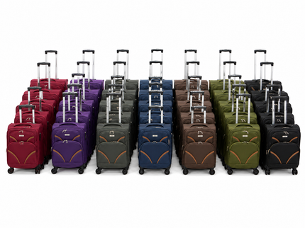 Milano Dubai Deluxe 5-Delige Trolley Kofferset + Bonus Koffer