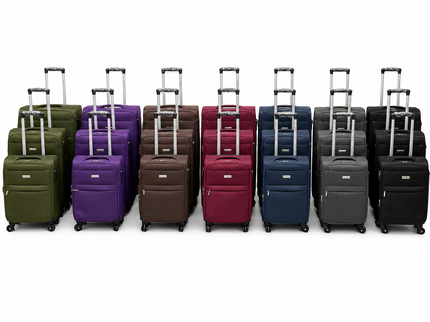 Milano Deluxe 3-Delige Trolley Kofferset