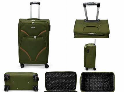Milano Dubai Deluxe 5-Delige Trolley Kofferset + Bonus Koffer