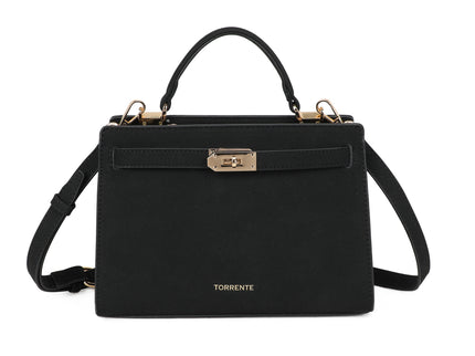 Floriane Luxe Suede Handtas met Schouderband