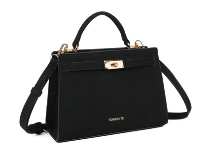 Floriane Luxe Suede Handtas met Schouderband