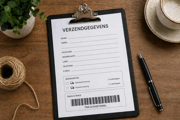 <h3>Verzendgegevens</h3>